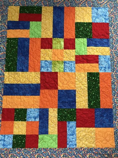 Bright Multi Colored Baby Quilt Etsy Quilts Baby Quilts Etsy Quilts