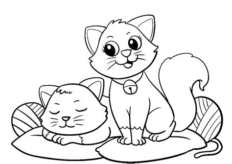 Katzen ausmalbilder zum ausdrucken süsse kleine katzen & kätzchen ragdoll siamkatze russisch blau katzenbabys kostenlos bei happycolorz entdecken. Katze Zum Ausmalen Einfach - Ivisha Gerom