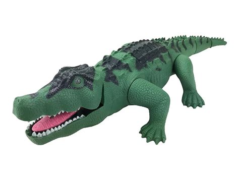 Crocodile Toy Battery Operated 16 Alligator With Moving Jawslights
