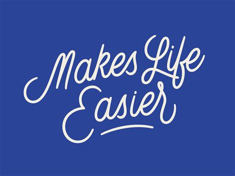 Makes Life Easier By Miguel Spinola On Dribbble