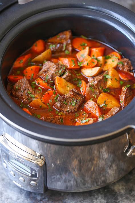 Slow cooker beef stew