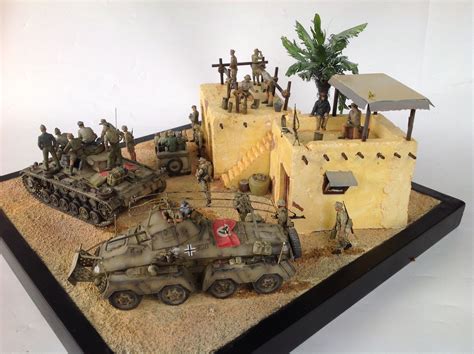135 Scale German Dak By Ademodelart Military Diorama Desert