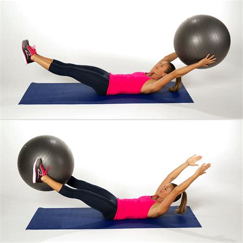 View a demonstration by an expert instructor in this free video. Ball Pass | 25 Ab-Toning Moves — No Crunches Required ...