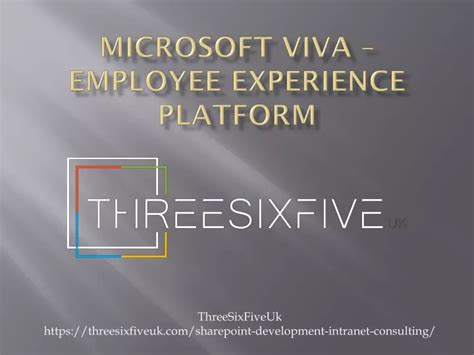 Ppt Microsoft Viva Employee Experience Platform Powerpoint