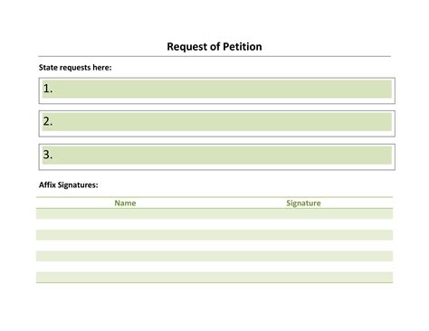 30 Petition Templates + How To Write Petition Guide
