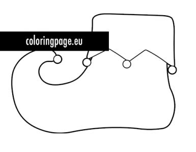 They have been sketched in all shapes and sizes in the unique pages. Christmas Elf Shoe Pattern Template - Coloring Page