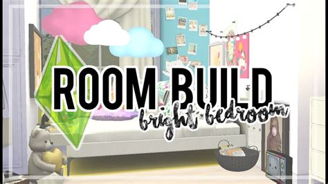 Sims 4 Room Build Bright Bedroom Youtube