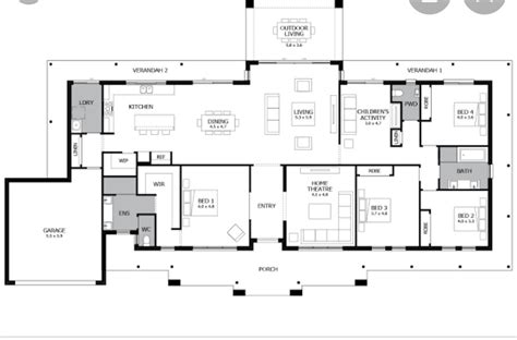 Wrap Around Plan In 2024 Beautiful House Plans Dream House Plans