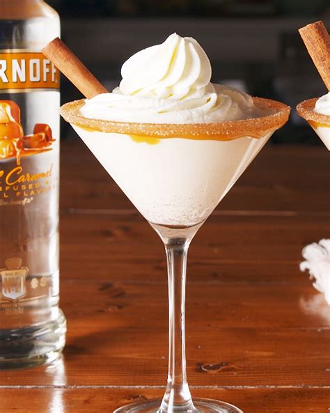 Van gogh dutch caramel vodka injects their signature vodka with decadent burnt caramel and vanilla flavor for a sweet twist on the classic spirit. These Martini Recipes Are Not Your Grandma's Cocktail ...