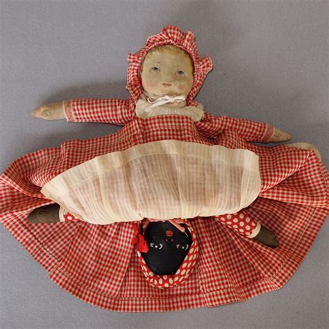 Early 1900s Bruckner Topsy Turvy Doll J Compton Gallery