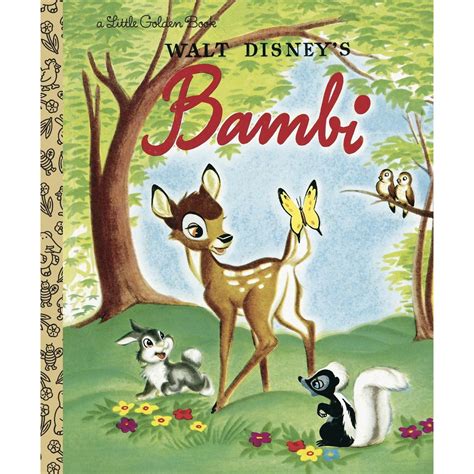 Disneys Bambi Little Golden Book Mildred And Dildred