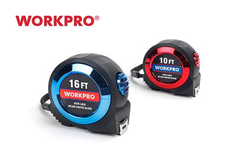 Lufkin bucks the trend in tape measures by offering 1/32″ marks on their tape as opposed to the 1/16″ of the others. WORKPRO 2-piece Tape Measure Set - Auto Lock 10Ft and 16Ft ...