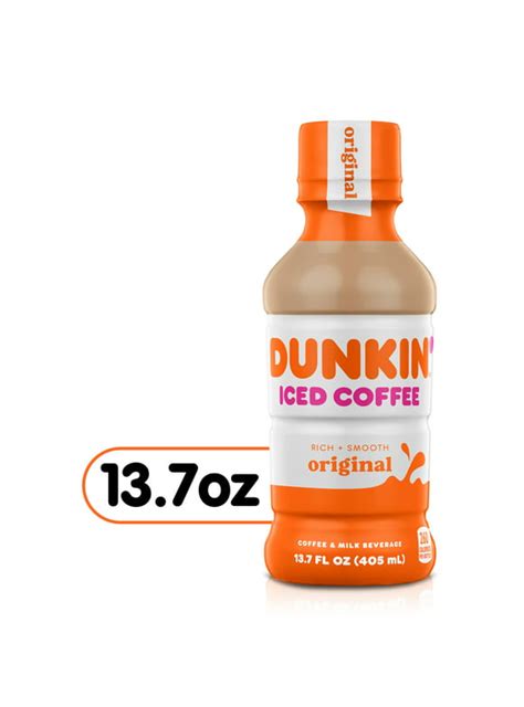 Dunkin Donuts Iced Coffee In Bottled Coffee
