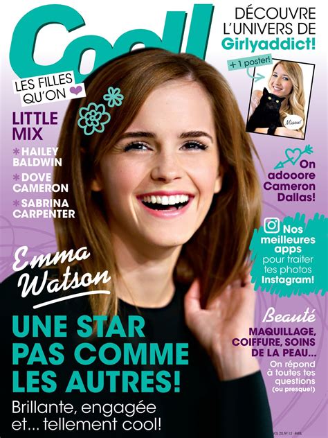 Emma Watson Cool Magazine France April 2017 Issue