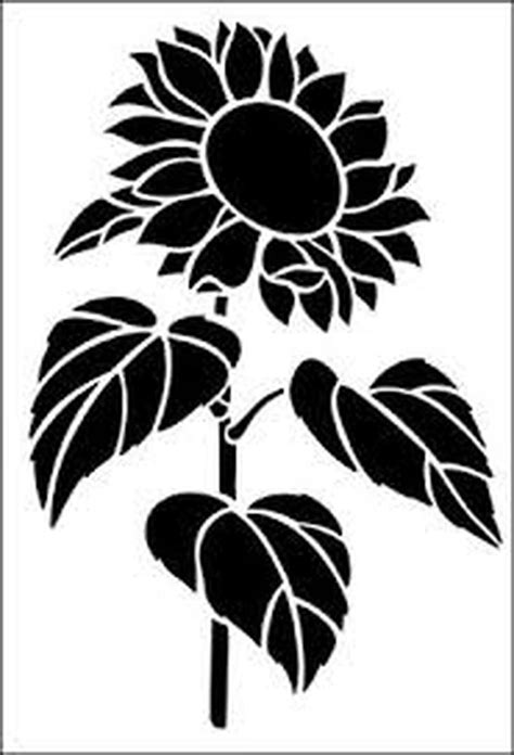 Sunflower Stencil Printable