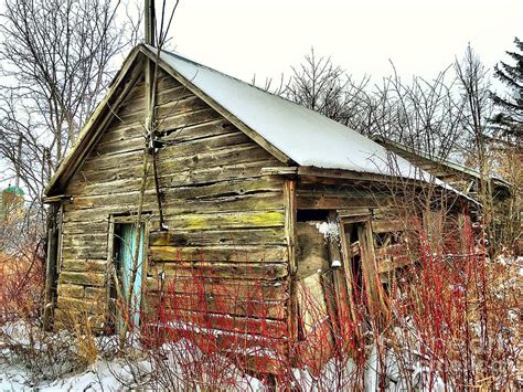 Abandoned Cabins Photograph By Anthony Djordjevic Pixels