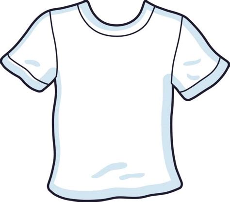Cartoon Of The Blank T Shirt Illustrations Royalty Free Vector