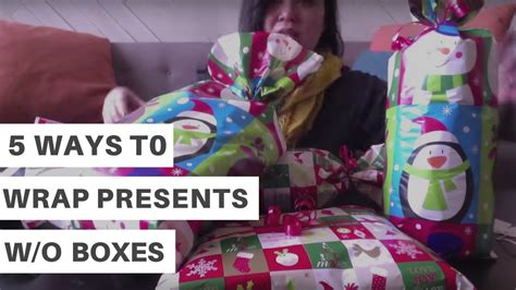 Something that is bestowed voluntarily and without compensation: How To Wrap A Present Without A Box (5 Ways) - YouTube