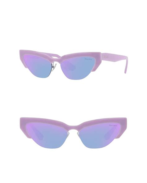 Miu Miu 59mm Oversized Sunglasses In Lilac At Nordstrom Rack In Purple Lyst