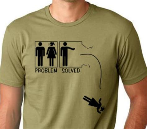 problem solved funny divorce t shirt break up humor ex etsy