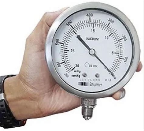 Baumer Vacuum Pressure Gauge At Rs 1500 Vacuum Indicators And Gauges