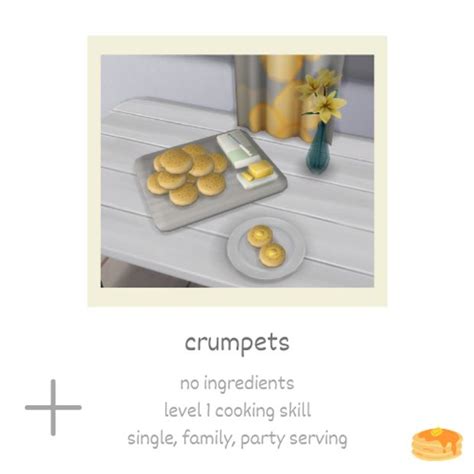 Crumpets Littlbowbub Sims 4 Restaurant Sims 4 Kitchen Sims 4