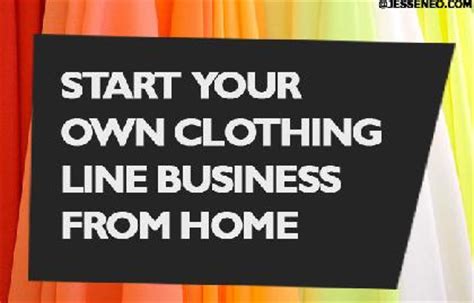 How much money do you need to start your own clothing line? Start Your Own Clothing Line Business from Home