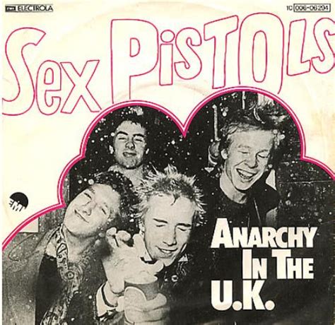 sex pistols anarchy in the u k german 7 vinyl single 7 inch record 45 355605