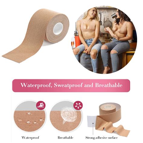 A E Cup Dark Color Breathable Medical Grade Push Up Boob Tape With