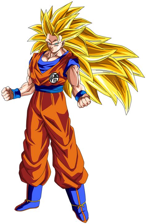 Imagen Goku Super Saiyajin 3 Totalpng Dragon Ball Fanon Wiki