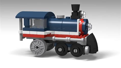 30575 Steam Train Model From Bricklink Studio Bricklink