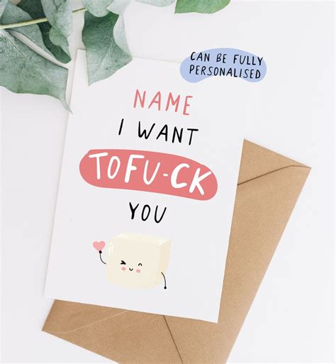 Naughty Valentines Card Valentines Card For Him Funny Love Etsy In Funny Love Cards
