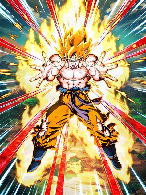 Ssj Goku Lr Dokkan Battle Hd By Clannadan On Deviantart