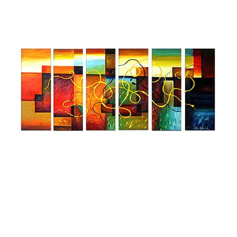 Color Explosion Canvas Wall Art Abstract Oil Painting Buy Canvas Art