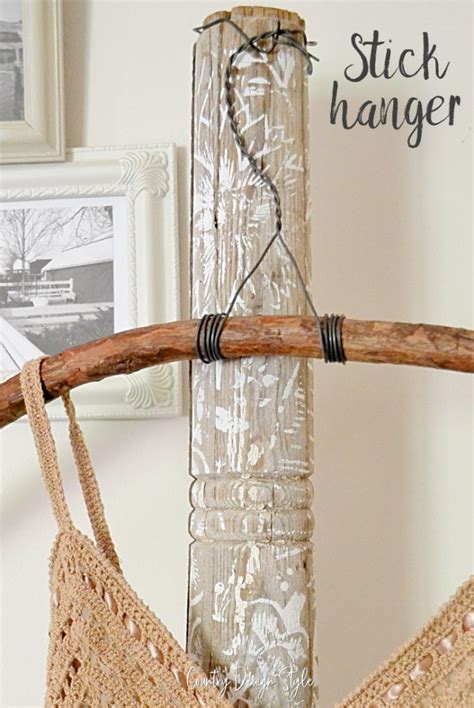 How To Make A Stick Hanger Country Design Style