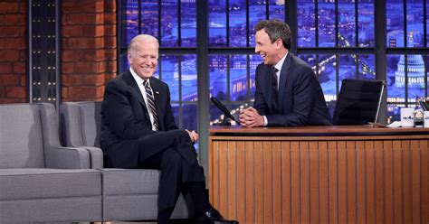 Joe Biden Tells Seth Meyers Hed Rather Debate Sarah Palin Than Trump