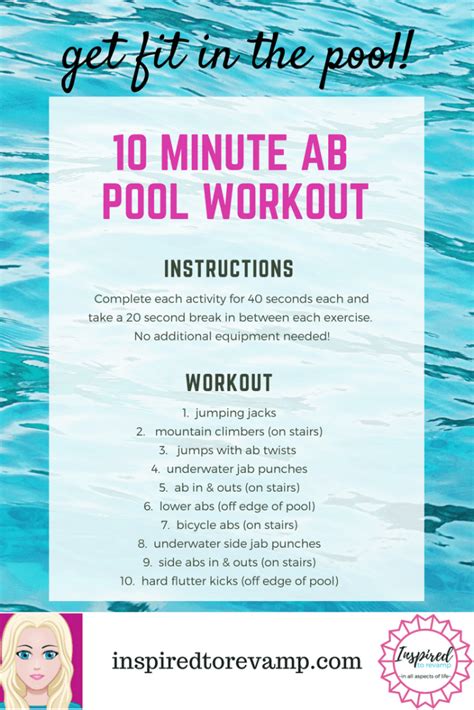 Pin By Patricia Moore On Exercise In 2020 Pool Workout Swimming