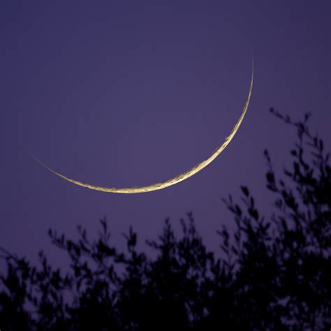 Thin Crescent Moon Not So Bad Astrophotography