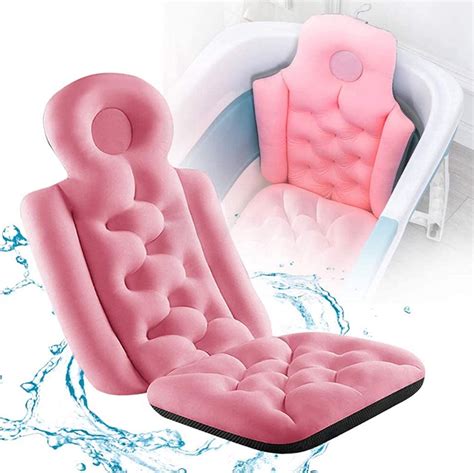 Bath Cushion For Tub For Adults Full Body Non Slip Ergonomic Bathtub Cushion Bath Cushion For