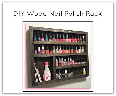 Different types of nail polish racks. DIY Wood Nail Polish Rack/Organization | Wood nails, Diy makeup storage, Diy storage
