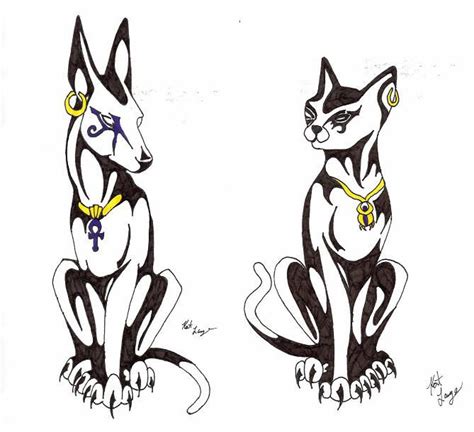 Anubis And Bastet Pair By Sexykitty2385 On