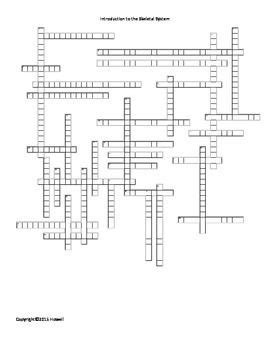 In this online interactive bones crossword puzzle worksheet, students use the 9 clues to find the appropriate answers to complete the word puzzle. Introduction to the Skeletal System Crossword | Skeletal ...
