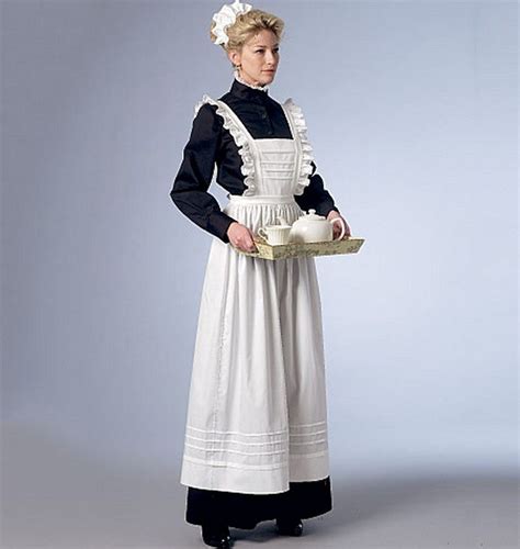Butterick Pattern B6229 Misses Costume Maid Costume Fashion Maid