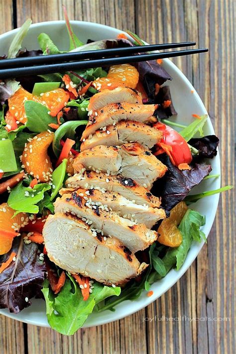 Asian Chicken Salad With Sesame Ginger Dressing Salad Recipes Asian