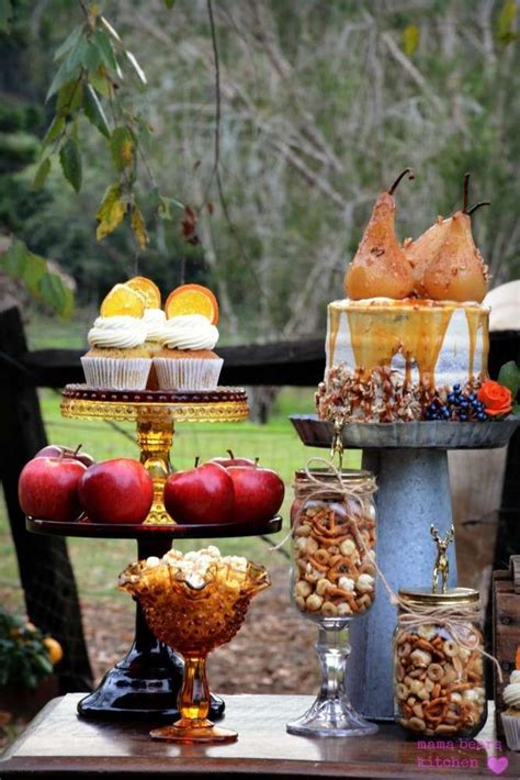 Thanksgiving Fall Party Ideas Photo 3 Of 35 Fall Desserts Table Dessert Buffet Table Fall