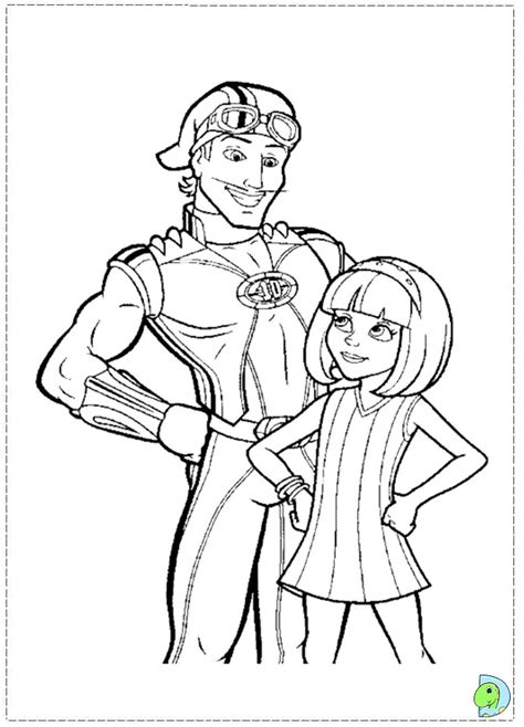 Lazy Town Coloring Pages To Download And Print For Free