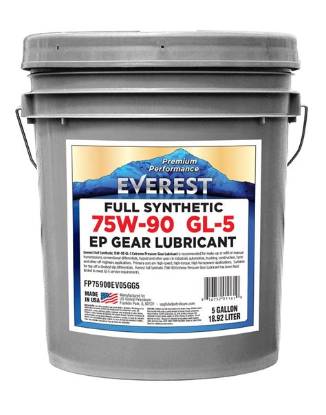 Everest 75w 90 Gl 5 Gear Oil