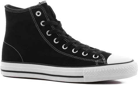 Converse Chuck Taylor All Star Pro High Skate Shoes Suede Black