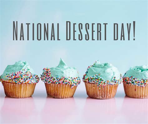 Its National Dessert Day
