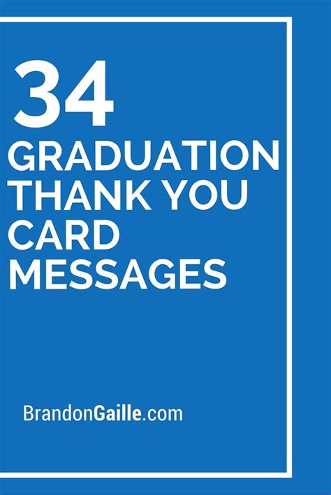 Go bold or classic or modern or rustic with one of our graduation thank you card designs. 34 Graduation Thank You Card Messages | Graduation thank ...